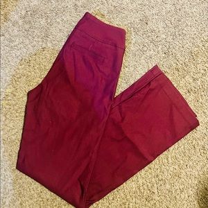 Maroon Dress Pants